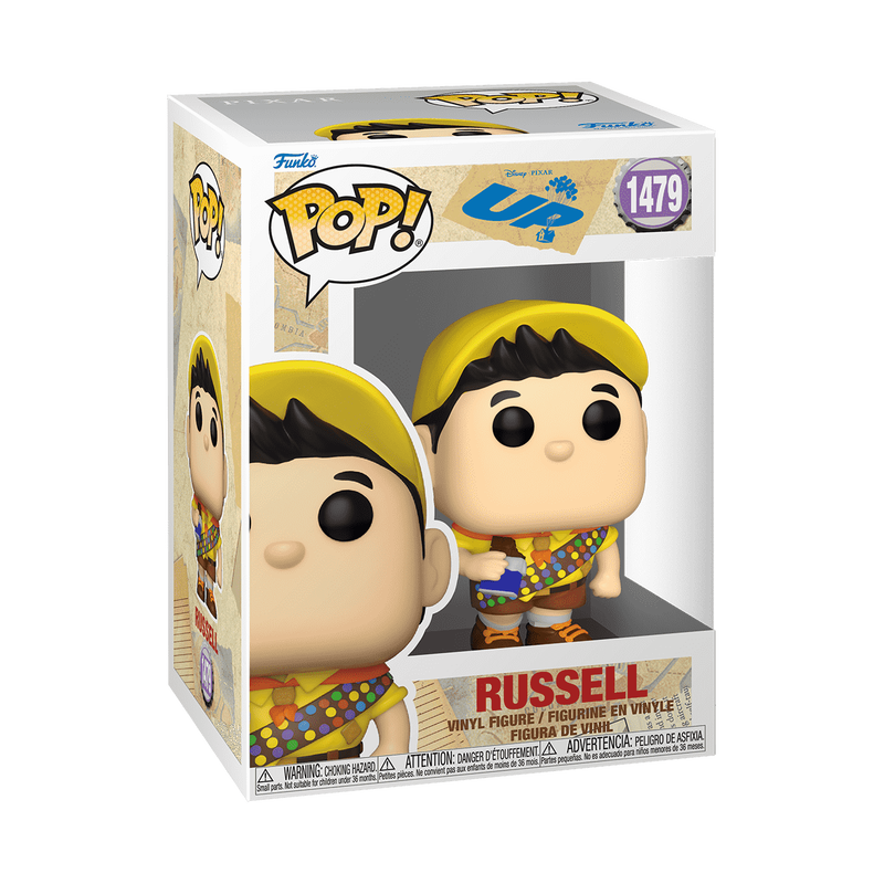 Pop Vinyl | Russell Figure 3.75in | Up Movie Collectible | Window Box Packaging