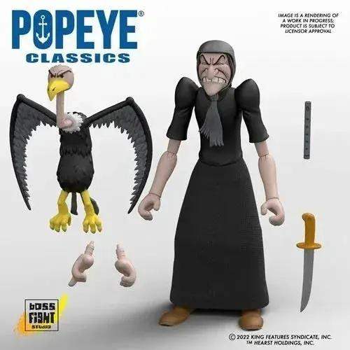 Popeye Sea Hag Highly Articulated Action Figure 6 Inch Collectible - ToylandEU