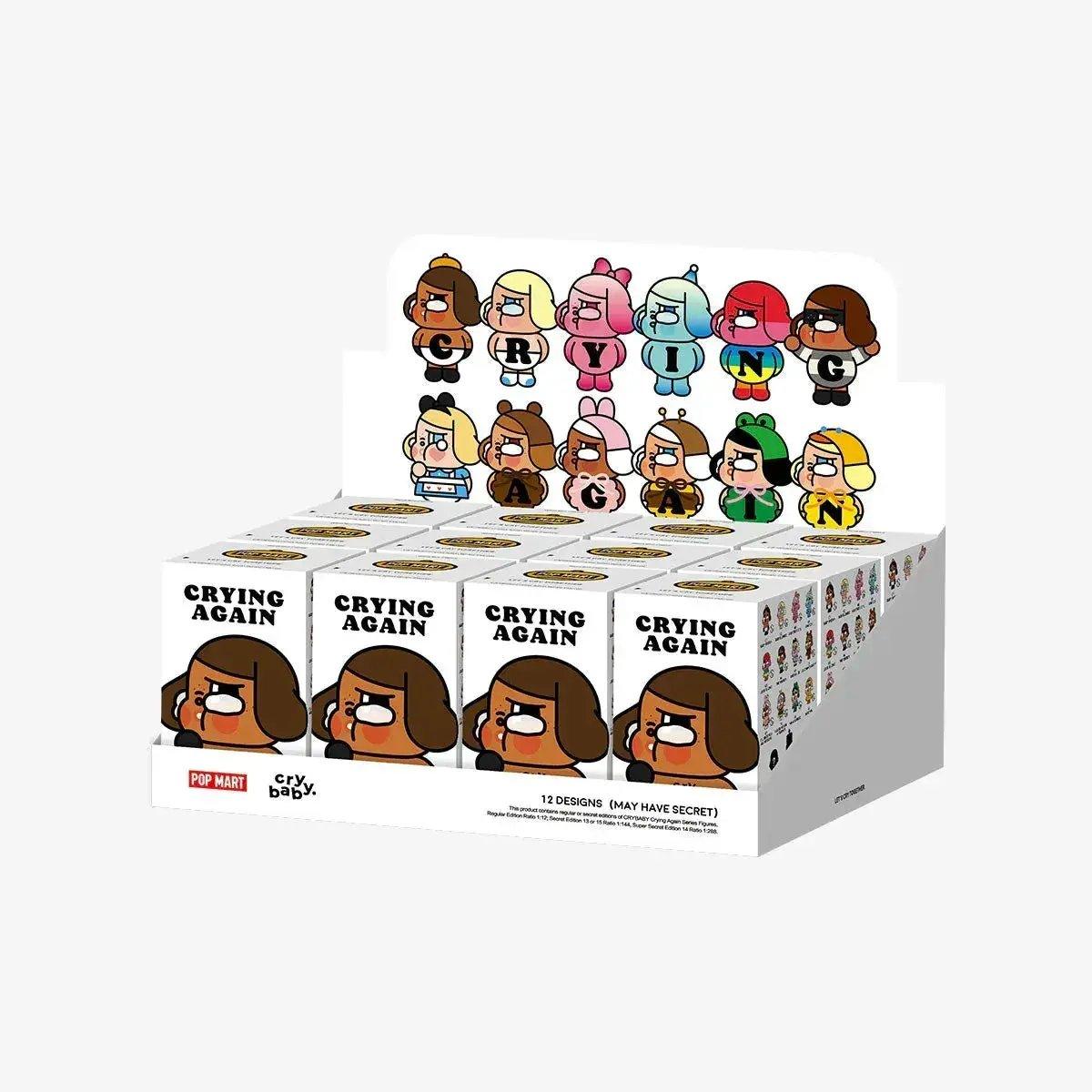  Popmart Crybaby Crying Again Blind Box Figures Now -  ToylandEU™