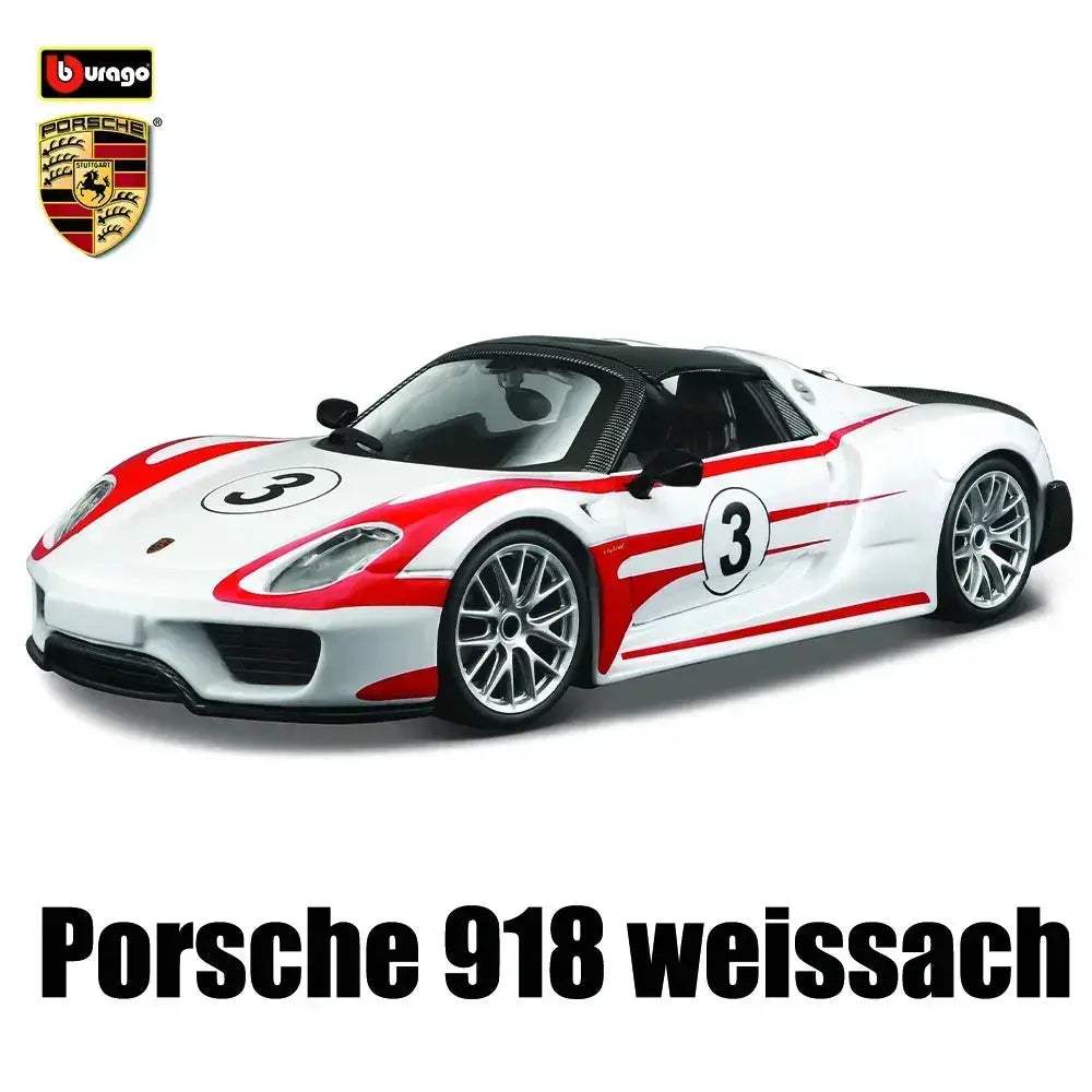 Porsche 1 24 Premium Alloy Diecast Car Model For Collectors - ToylandEU
