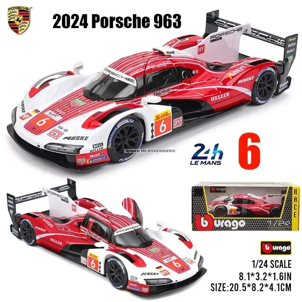 Porsche 1 24 Premium Alloy Diecast Car Model For Collectors - ToylandEU