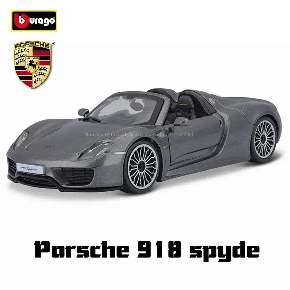 Porsche 1 24 Premium Alloy Diecast Car Model For Collectors - ToylandEU