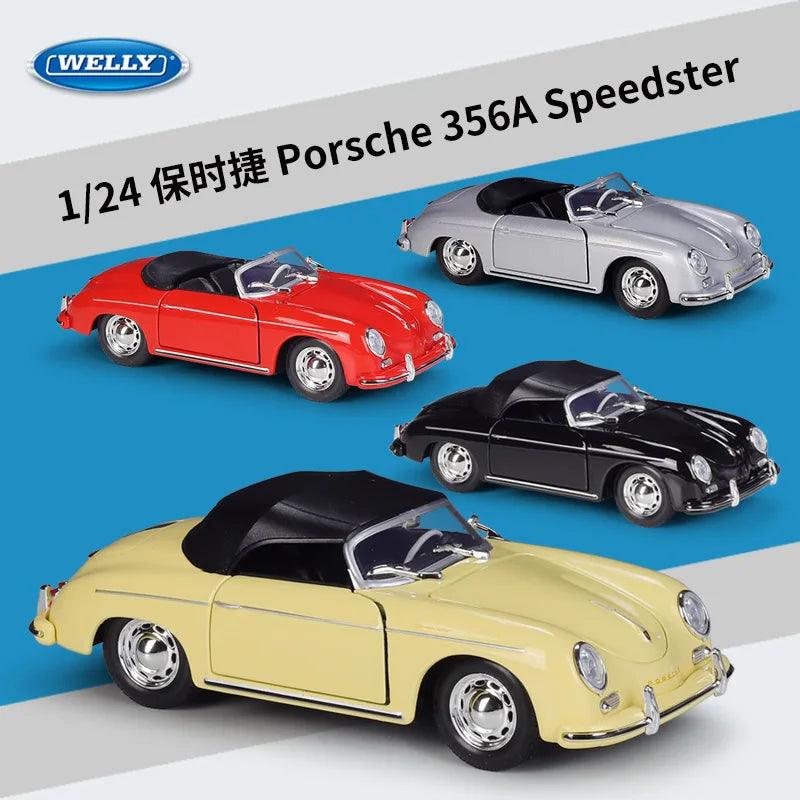  Porsche 356 A Speedster|1:24 Scale Gift Set|Toylandeu™ 
