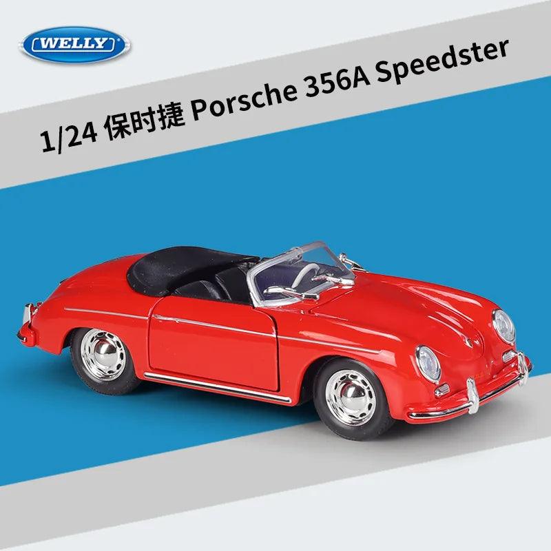  Porsche 356 A Speedster|1:24 Scale Gift Set|Toylandeu™ 