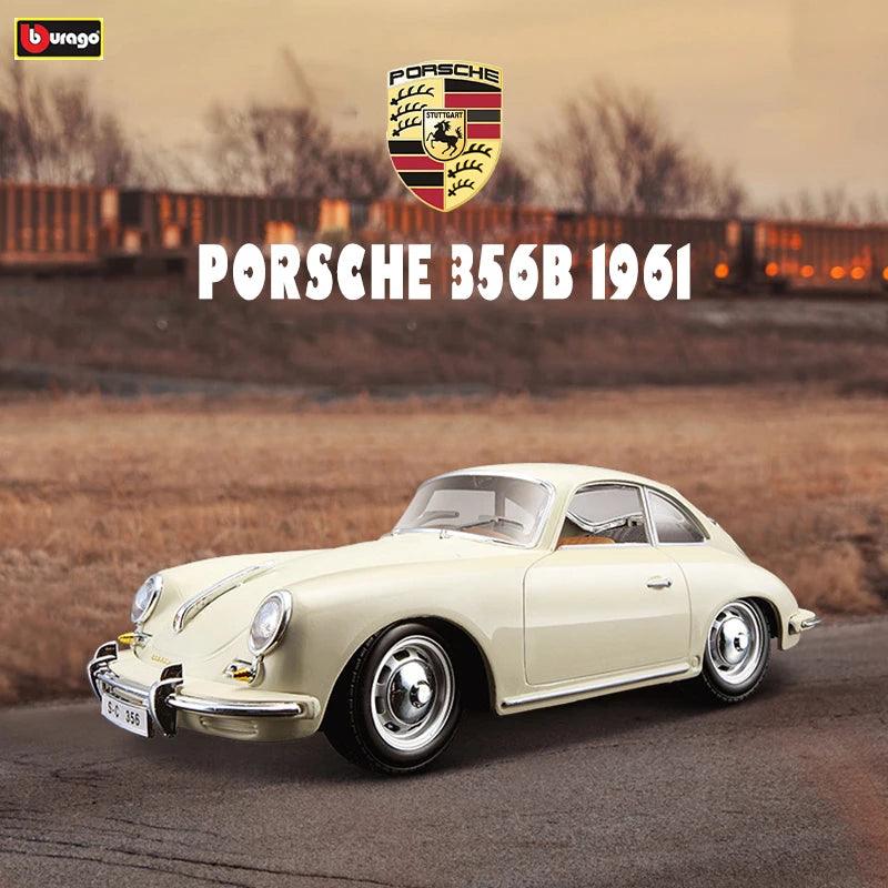 Porsche 356B Coupe Diecast | 1:24 Alloy | Toylandeu