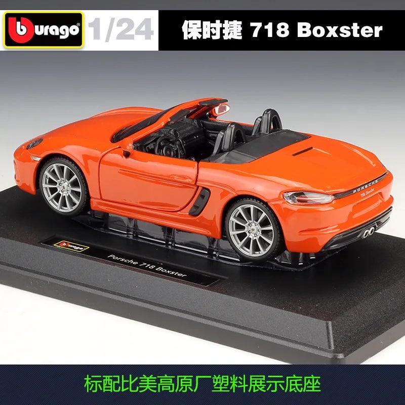  Porsche 718 Boxster Diecast | 1:24 Scale | Toylandeu™ 