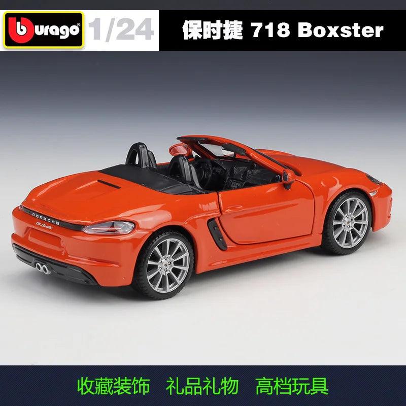  Porsche 718 Boxster Diecast | 1:24 Scale | Toylandeu™ 