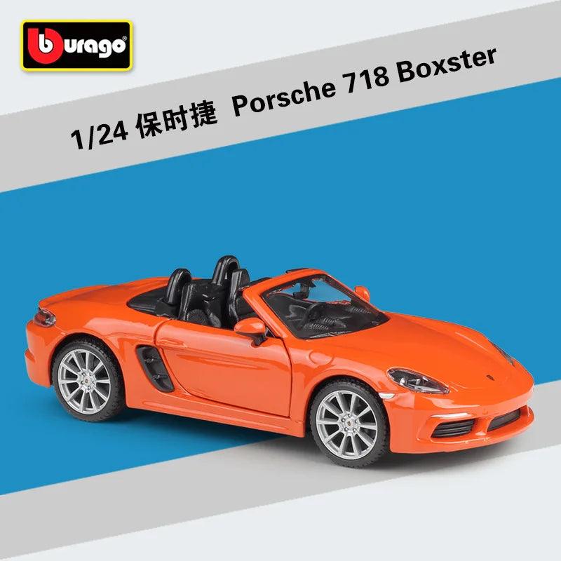  Porsche 718 Boxster Diecast | 1:24 Scale | Toylandeu™ 