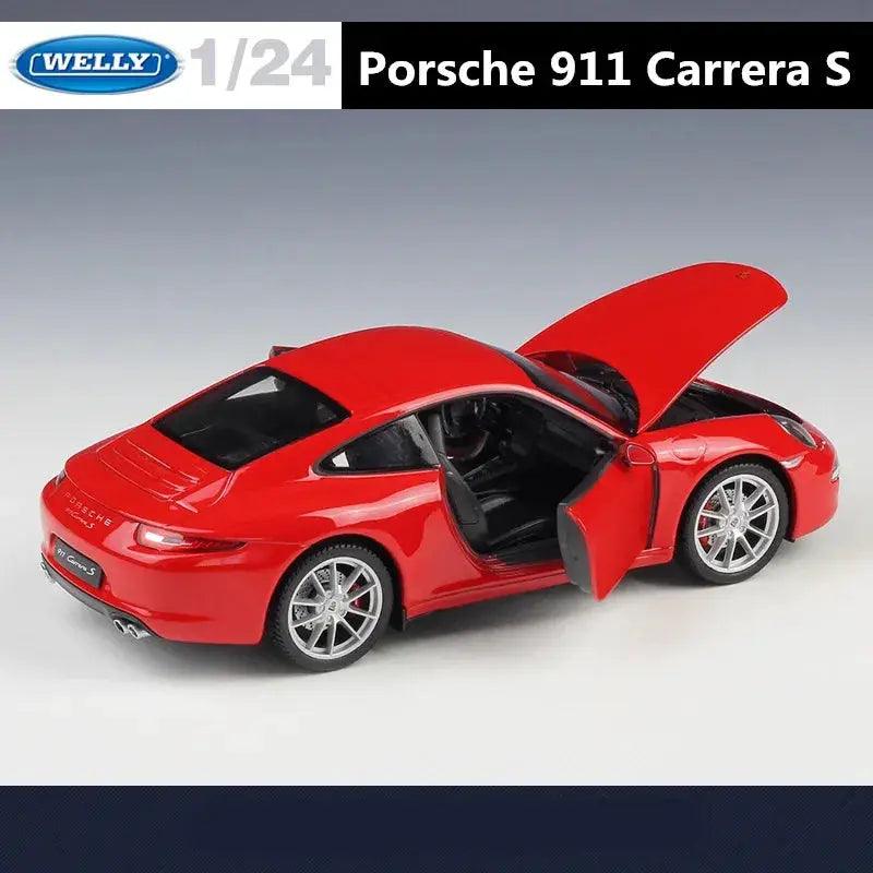  Porsche 911 Diecast Alloy Model Car 1to24 Welly -  ToylandEU™