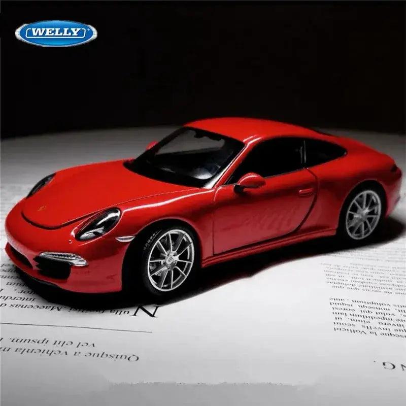  Porsche 911 Diecast Alloy Model Car 1to24 Welly -  ToylandEU™