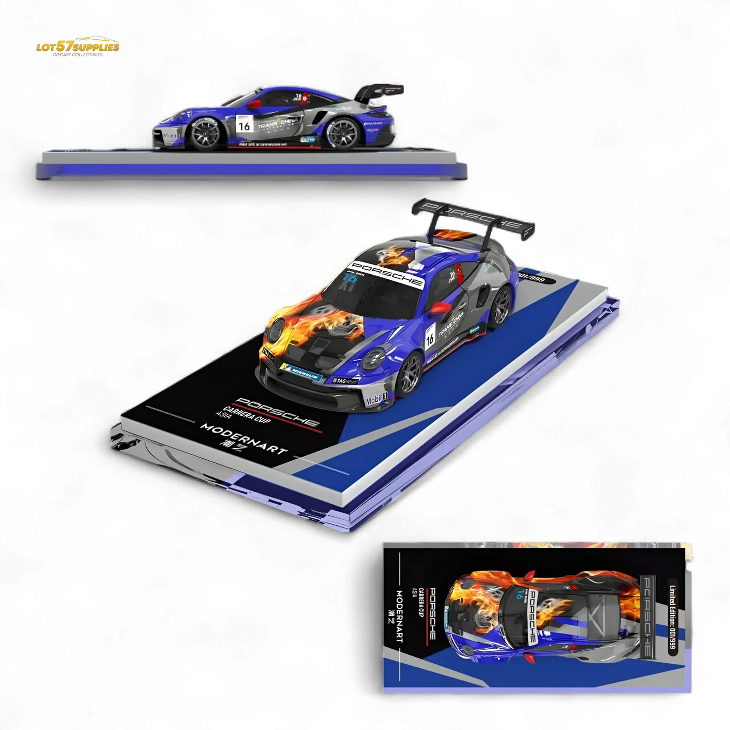 Porsche 911 GT3 Diecast Race Car Highly Detailed Collectible - ToylandEU