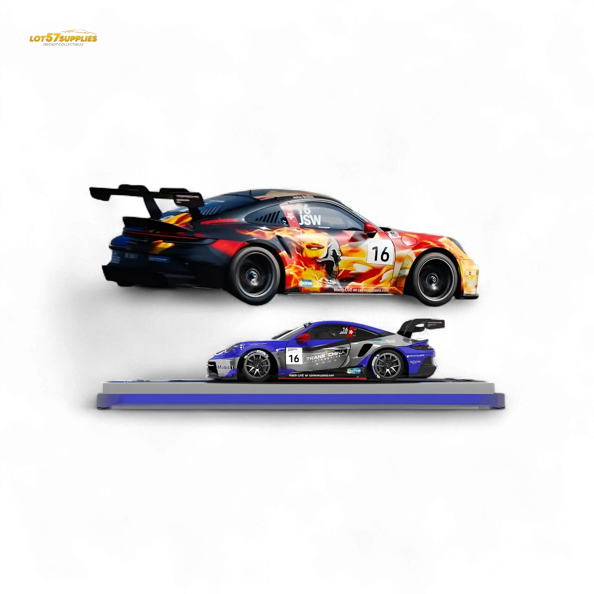 Porsche 911 GT3 Diecast Race Car Highly Detailed Collectible - ToylandEU