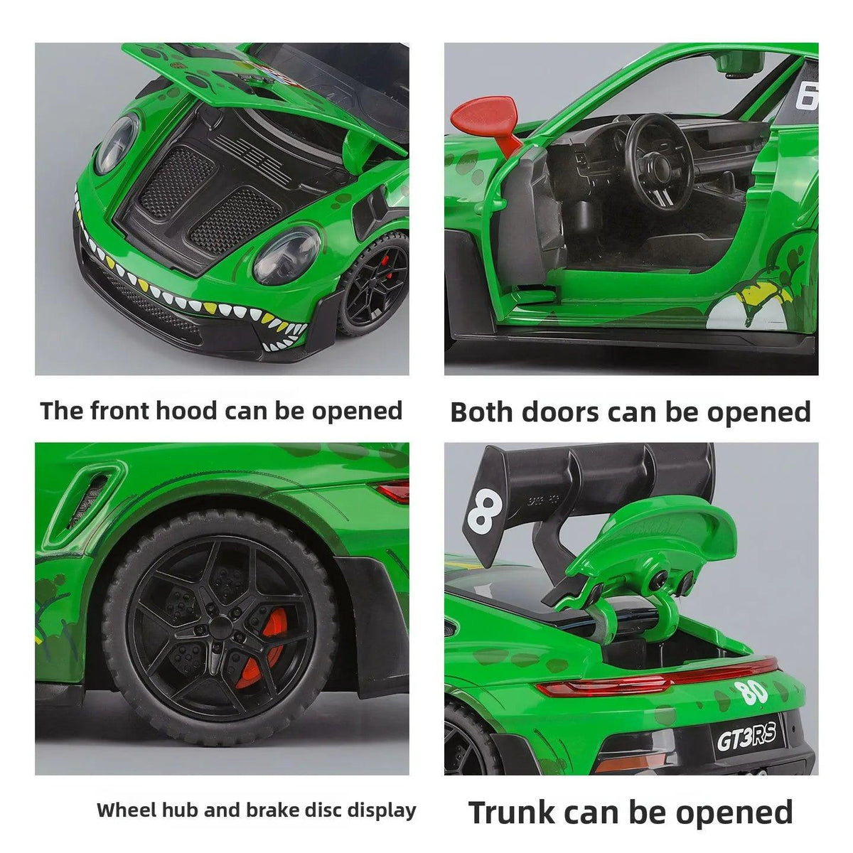 Porsche 911 GT3 R Diecast | 1:32 Scale Pull-Back | Toylandeu™