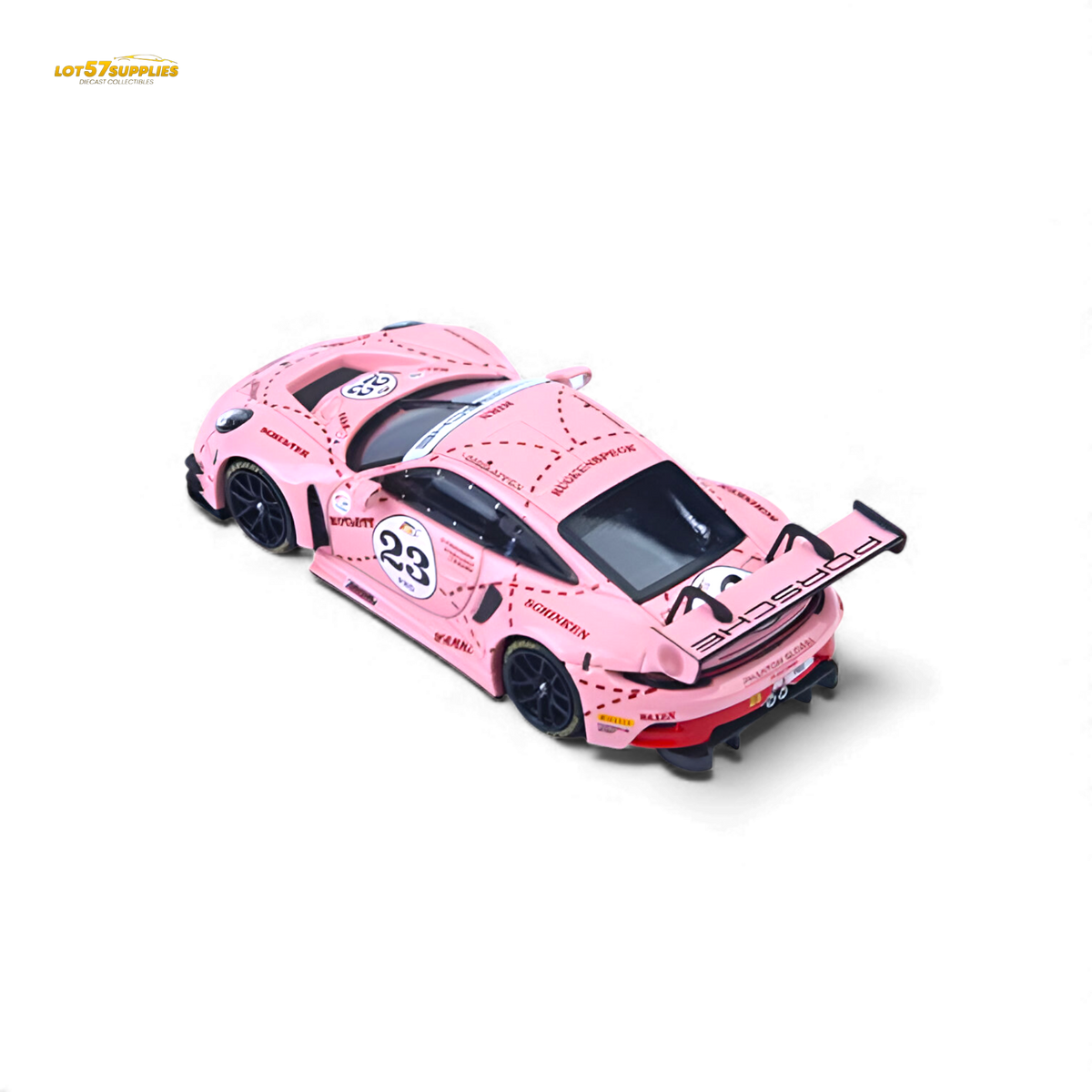 Porsche 911 GT3 R Diecast | Pink Pig Livery | Toylandeu™