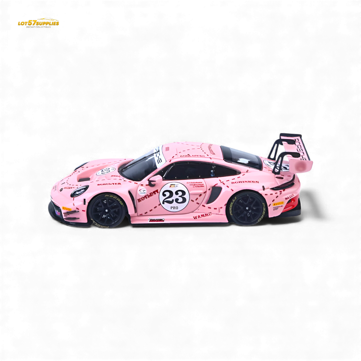 Porsche 911 GT3 R Diecast | Pink Pig Livery | Toylandeu™