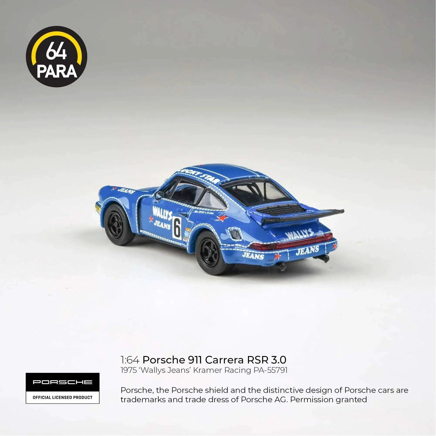  Porsche 911 RSR Diecast Wallys Jeans Limited Edition -  ToylandEU™