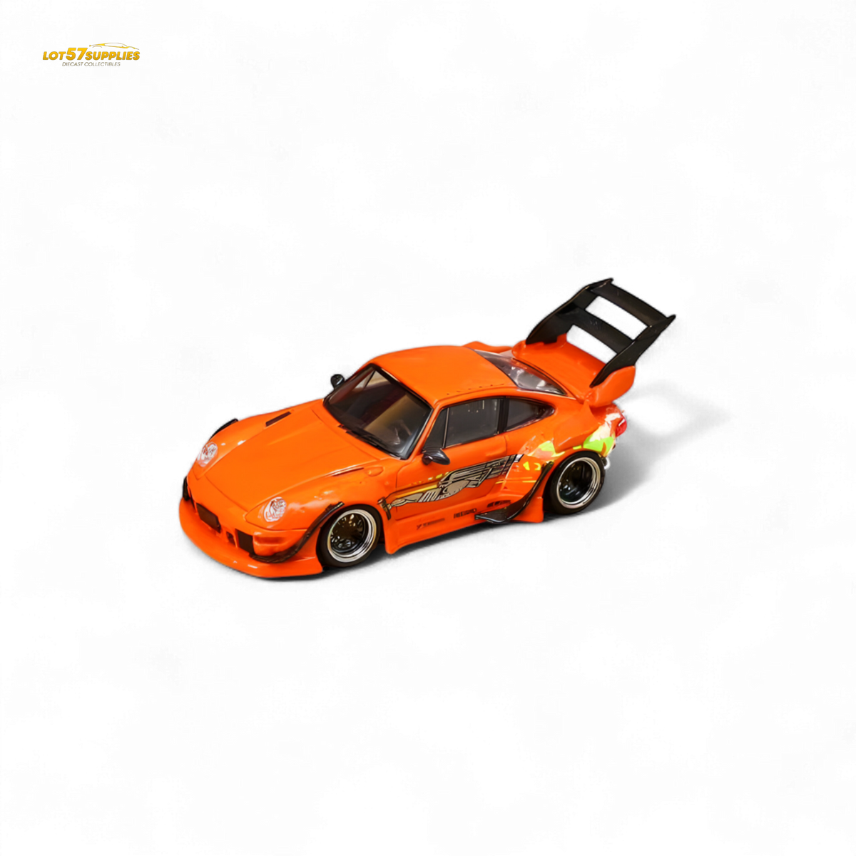 Porsche 911 RWB Diecast | Orange 1:64 Scale | Toylandeu™