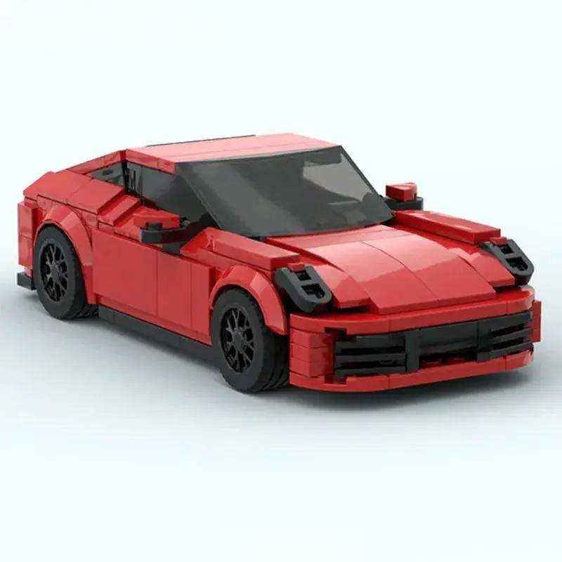 Porsche 911 red sports car Lego Custom Minifigures Building Block Toys - Minifigure Toys