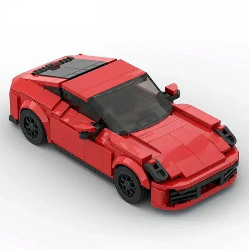 Porsche 911 red sports car Lego Custom Minifigures Building Block Toys - Minifigure Toys