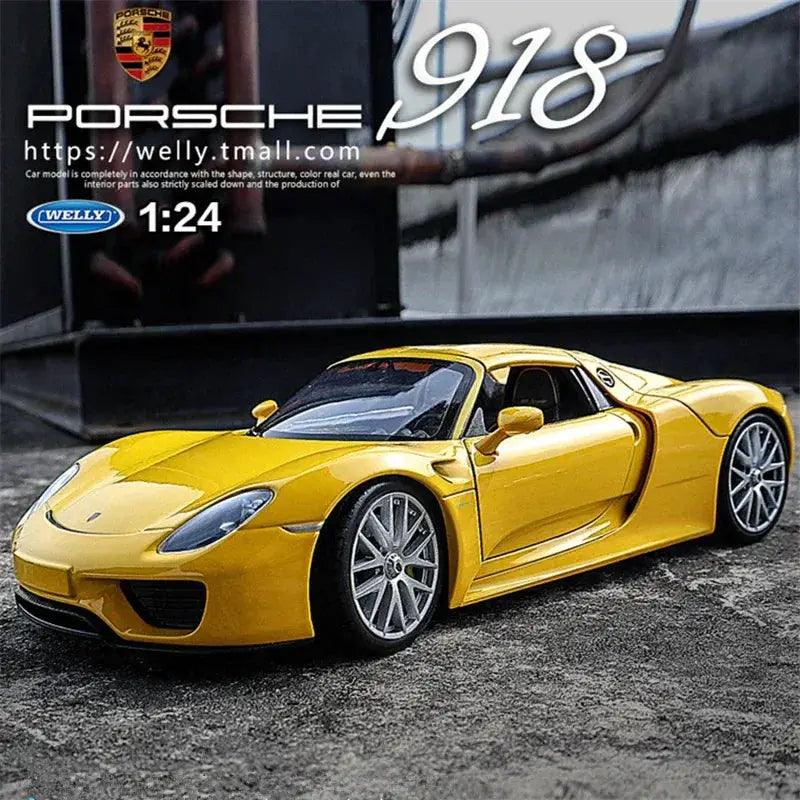  Porsche 918 Diecast Car 1 24 Scale Durable Alloy -  ToylandEU™