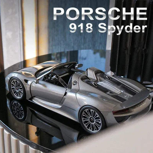 Porsche 918 Diecast Car Scale 1 To 24 Durable Alloy - ToylandEU