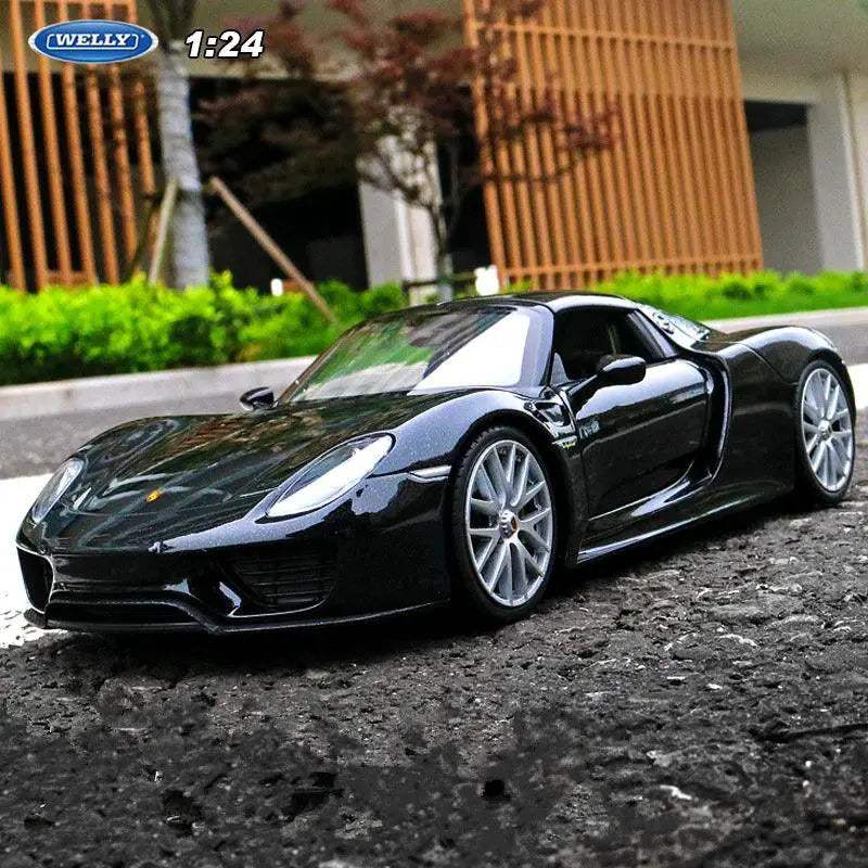 Porsche 918 Diecast Car Scale 1 To 24 Durable Alloy - ToylandEU