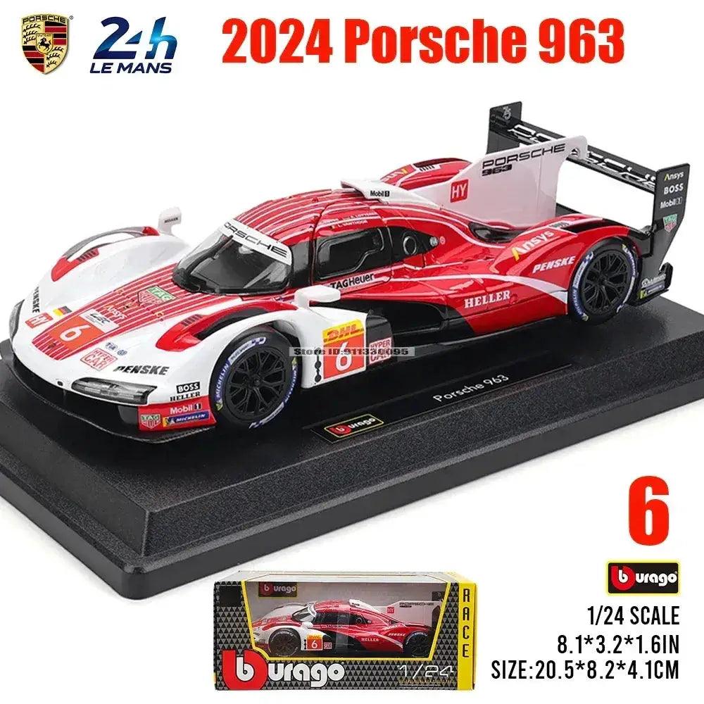  Porsche 963 Die Cast Model Bburago Premium -  ToylandEU™