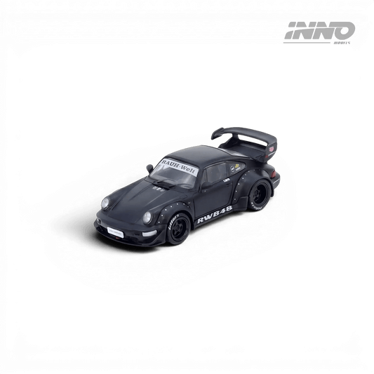  Porsche 964 RWB Darth Vader Diecast Black Matte -  ToylandEU™
