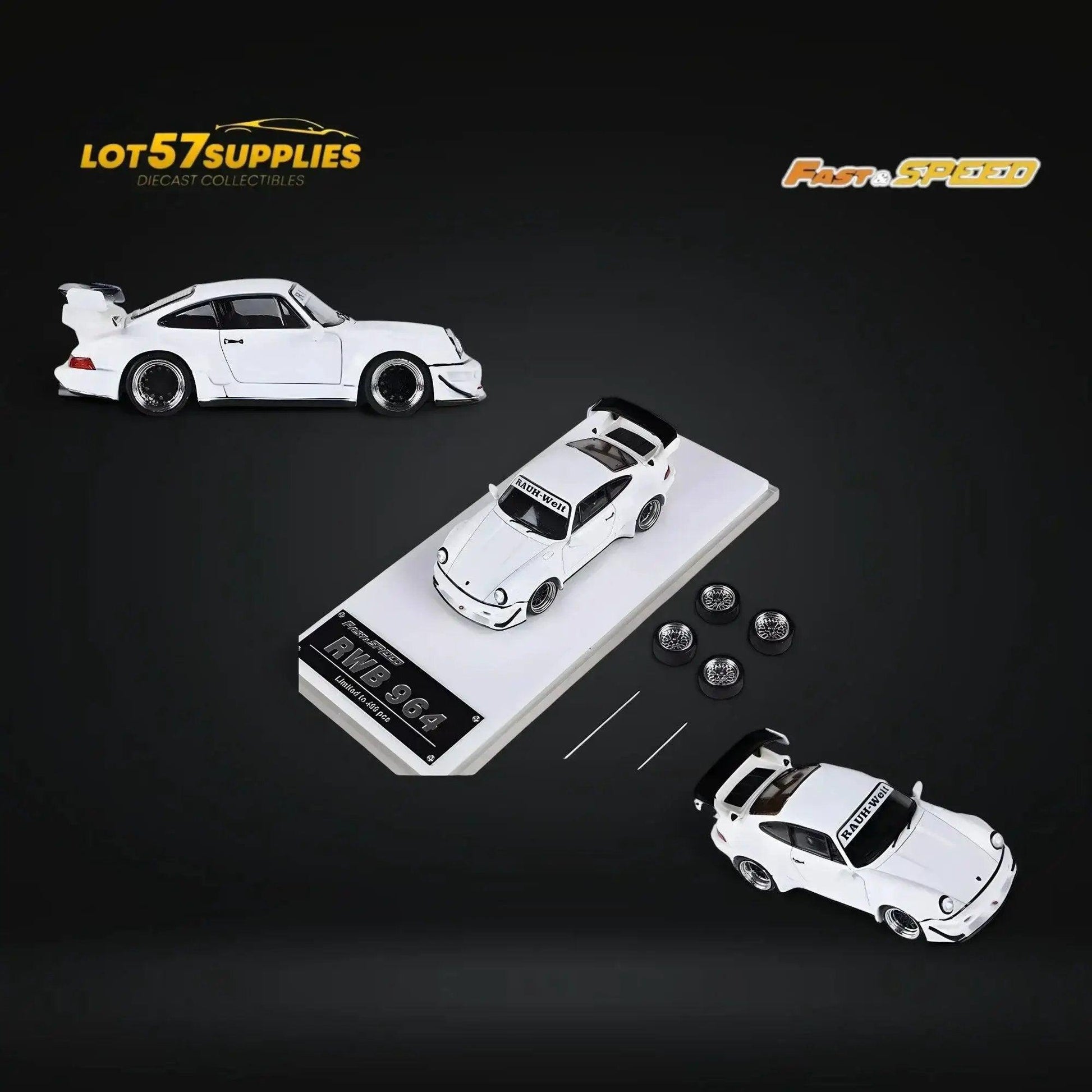  Porsche 964 RWB Diecast Model Limited 499 Pieces -  ToylandEU™