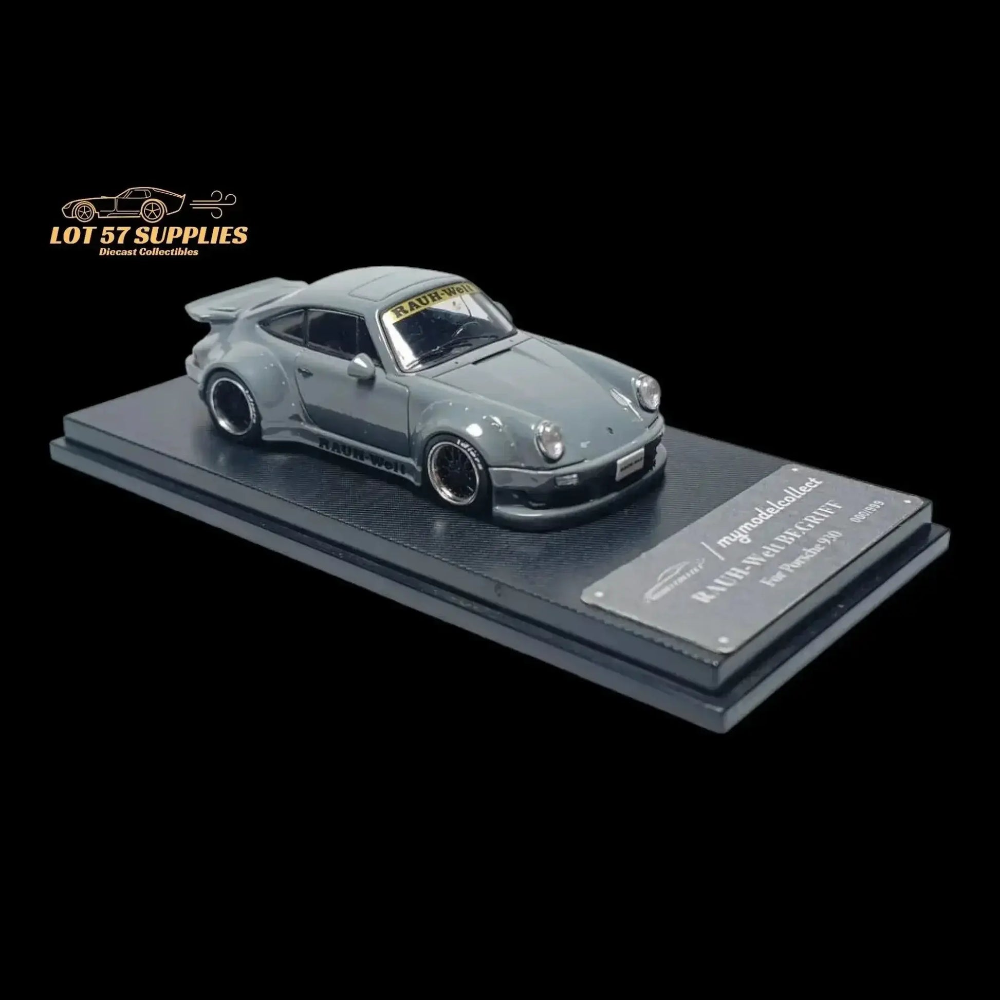  Porsche Diecast 930 RWB Cement Grey 1 64 Scale Model -  ToylandEU™