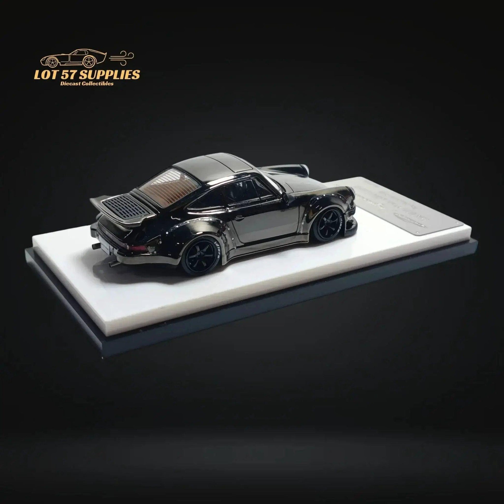 Porsche Diecast RWB 930 Chrome Gunmetal Finish -  ToylandEU™