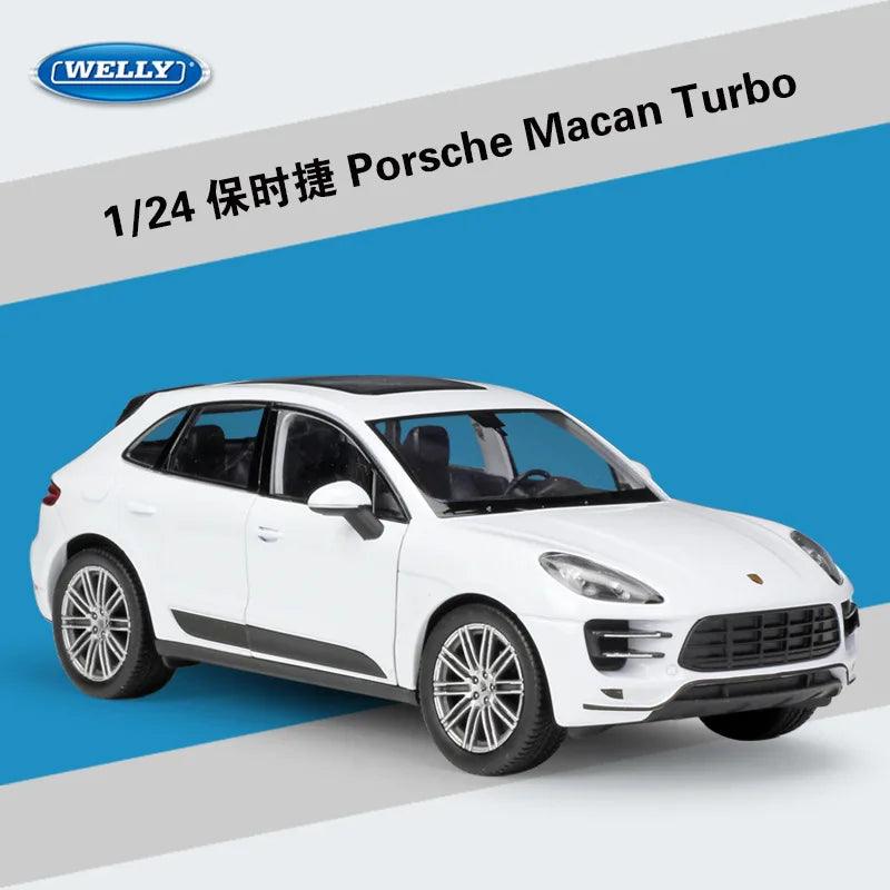  Porsche Macan Turbo Diecast 1 24 Alloy Toylandeu™ 
