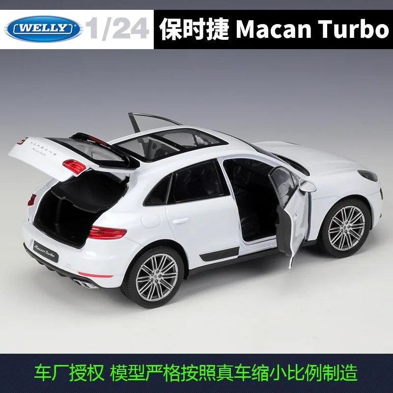  Porsche Macan Turbo Diecast 1 24 Alloy Toylandeu™ 