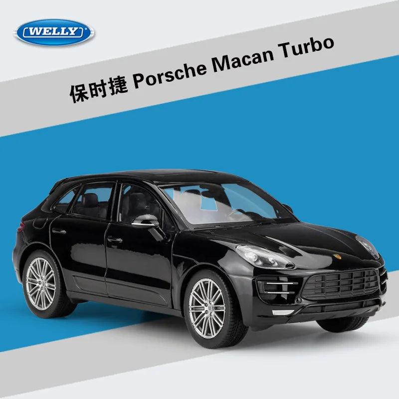  Porsche Macan Turbo Diecast 1 24 Alloy Toylandeu™ 