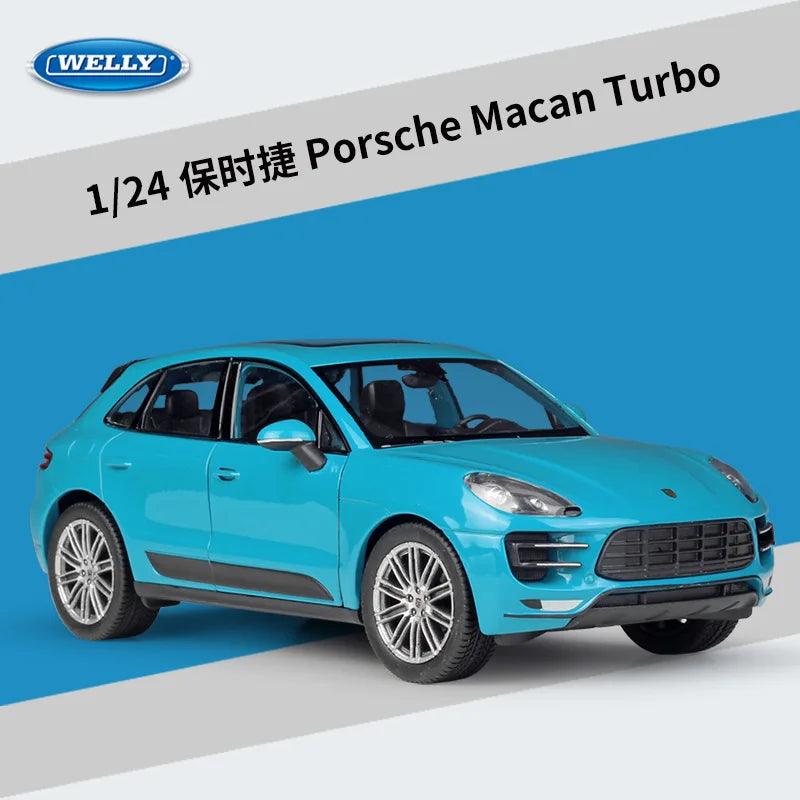  Porsche Macan Turbo Diecast 1 24 Alloy Toylandeu™ 