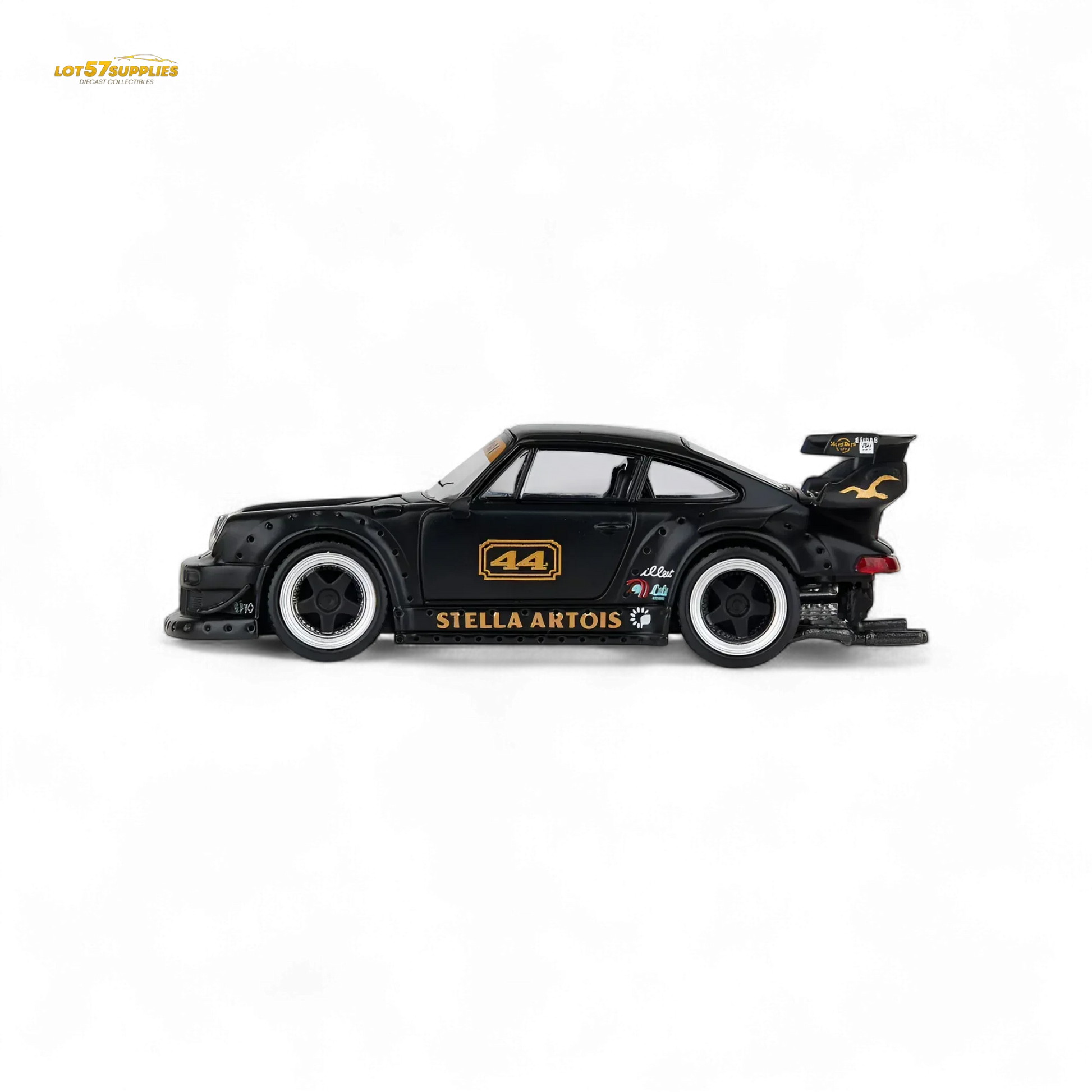 Porsche RWB 993 Diecast Model 1:64 Matte Black Replica - ToylandEU