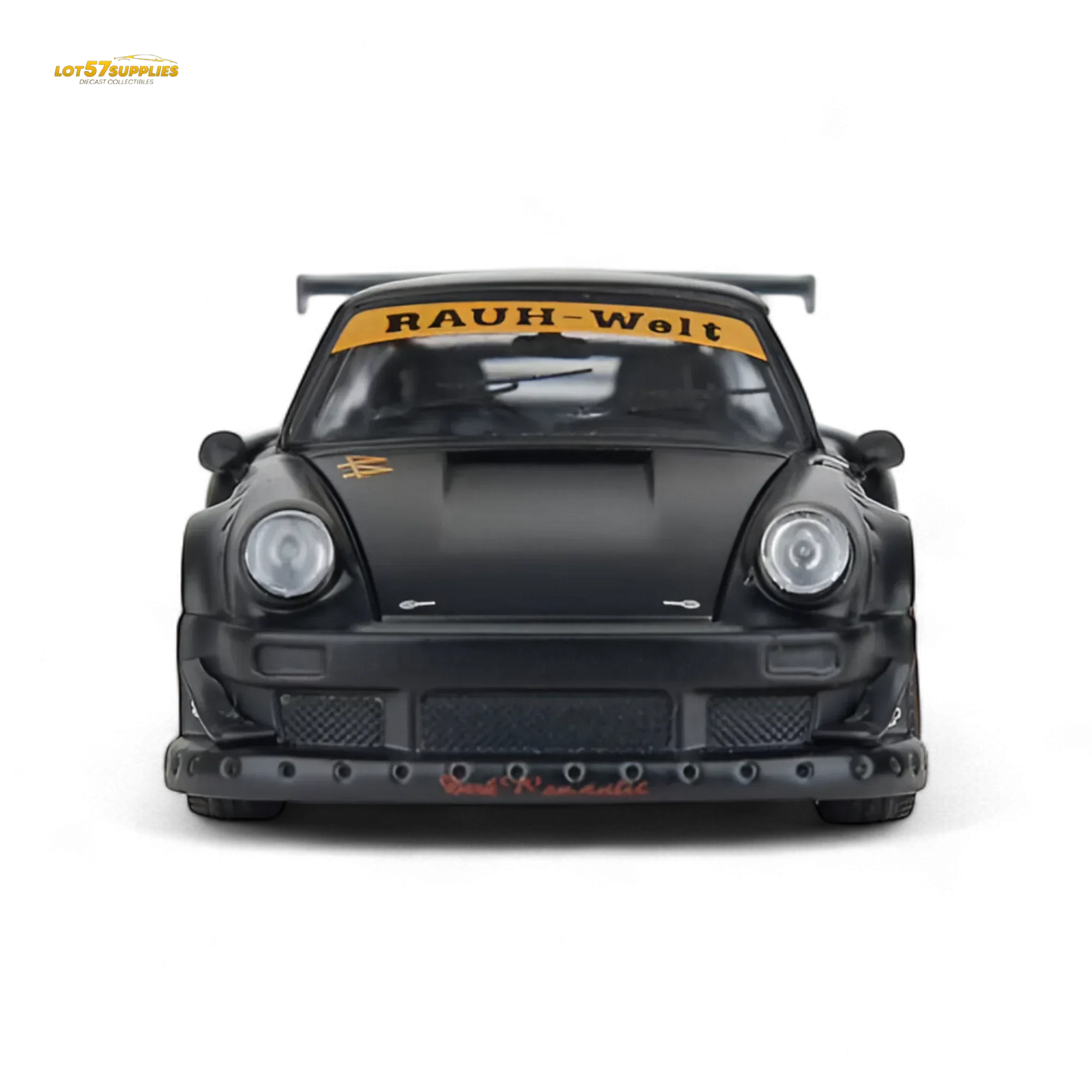 Porsche RWB 993 Diecast Model 1:64 Matte Black Replica - ToylandEU