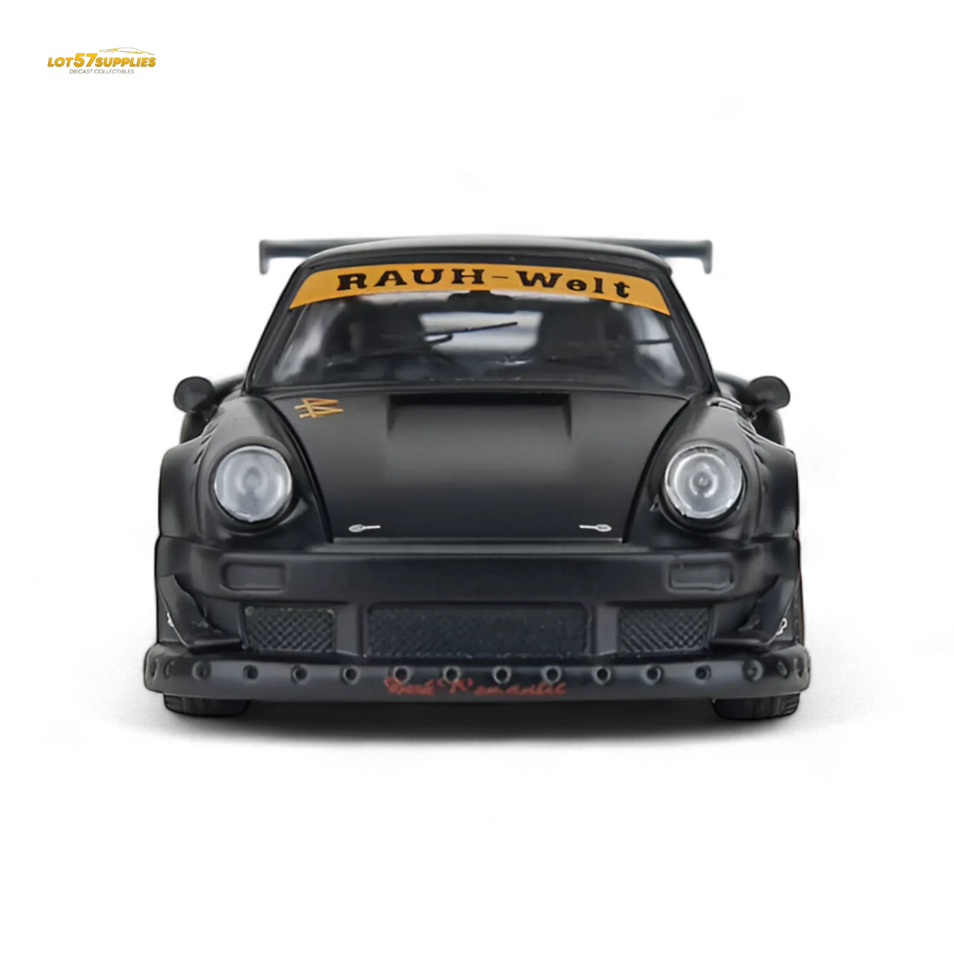 Porsche RWB 993 Diecast Model 1:64 Matte Black Replica - ToylandEU
