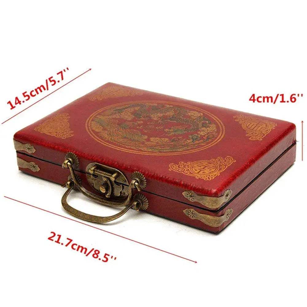 Portable 144 Tiles Mahjong Set With Box For Camping - ToylandEU