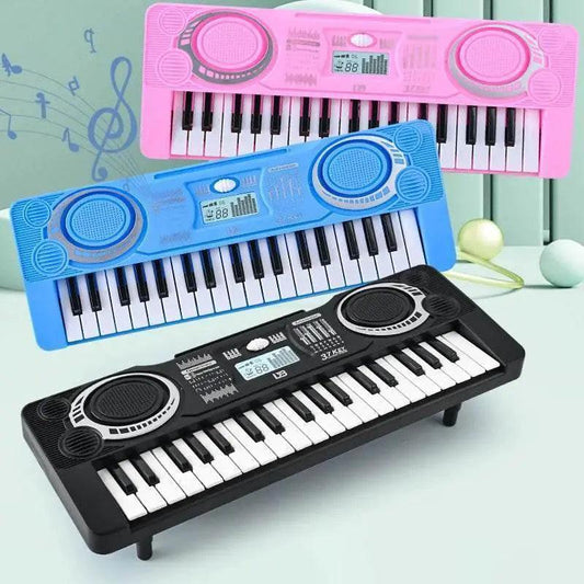  Portable 37 Keys Digital Keyboard LED Display Electronic Piano for Children Kids Educational Musical Instrument Toy -  ToylandEU™