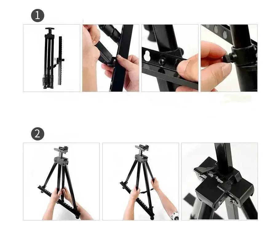  Portable Adjustable Metal Sketch Easel For Artists With Bag -  ToylandEU™