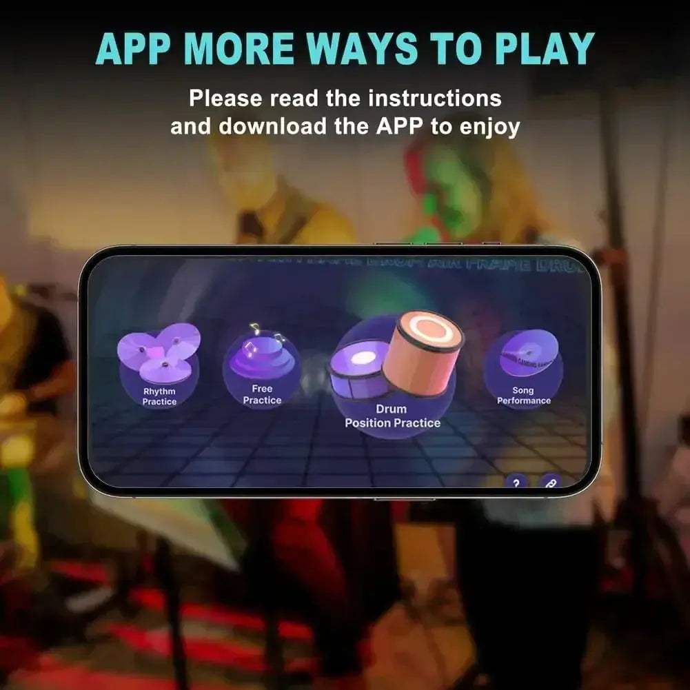 Portable Air Drum Kit With Motion Sensors For Beginners - ToylandEU