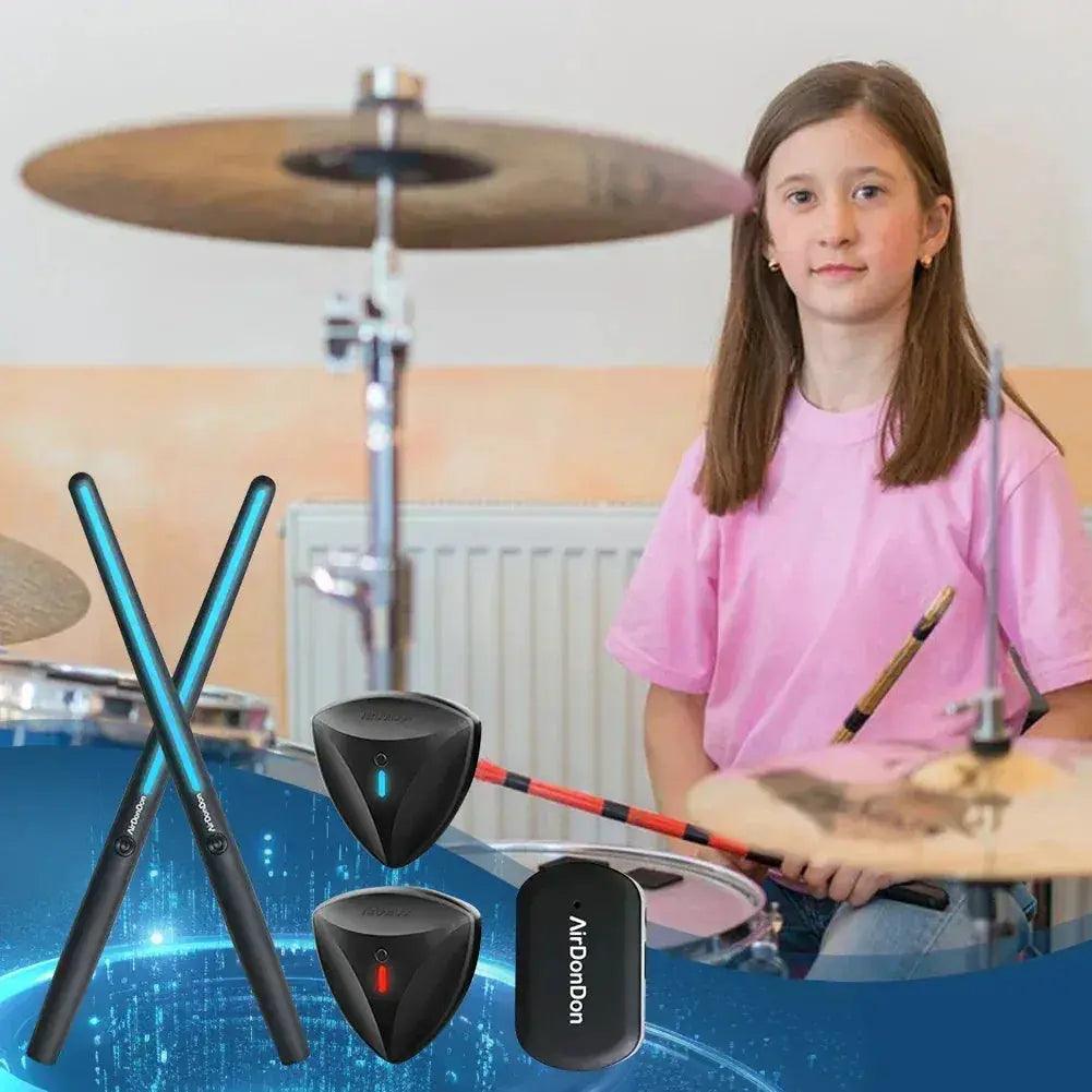  Portable Air Drum Set Bluetooth Compatible Drums Kit -  ToylandEU™