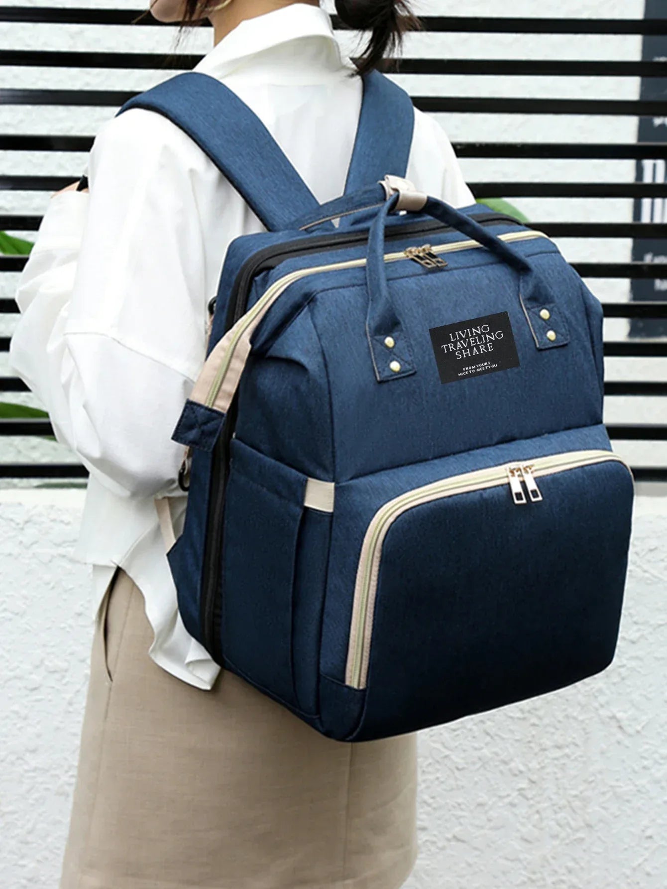 Portable Baby Folding Bed Mosquito Net Backpack Large Capacity - ToylandEU