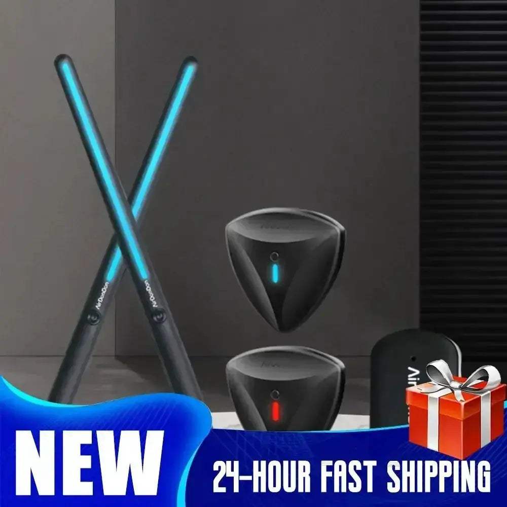 Portable Bluetooth Air Drum Set for Beginners with Foot Sensor - ToylandEU