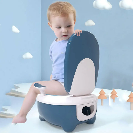 Portable Cartoon Penguin Baby Potty Training Seat For Travel - ToylandEU