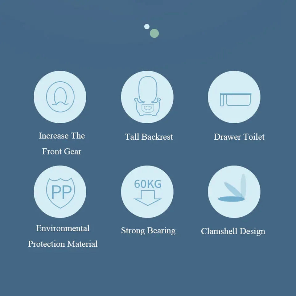 Portable Cartoon Penguin Baby Potty Training Seat For Travel - ToylandEU