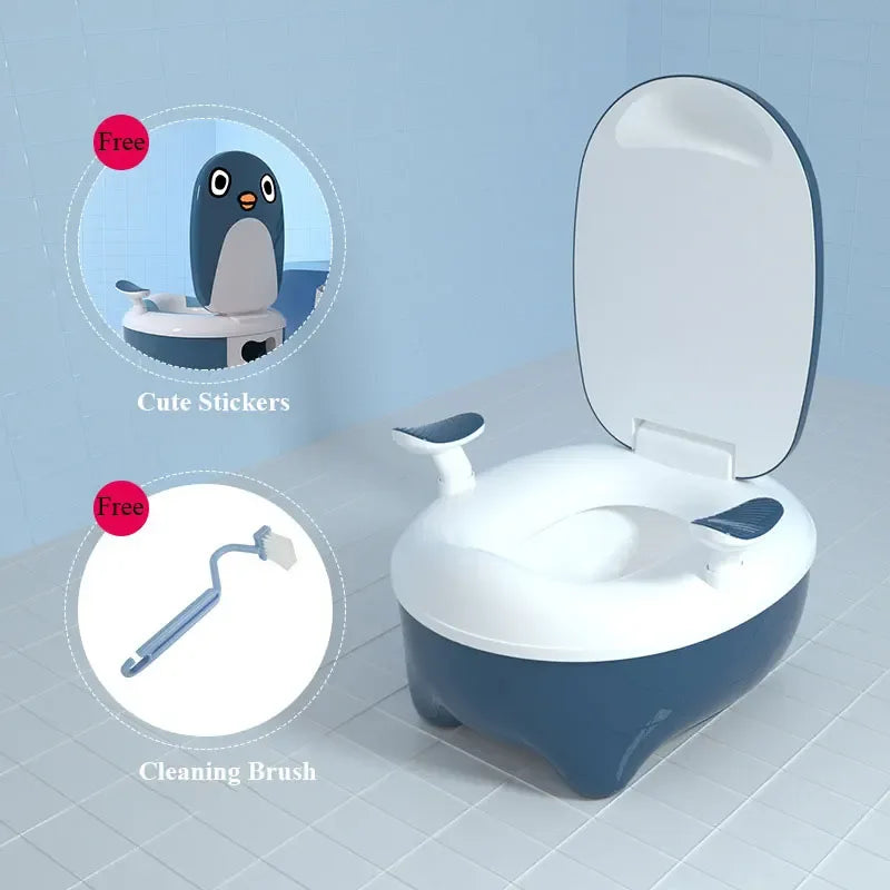 Portable Cartoon Penguin Baby Potty Training Seat For Travel - ToylandEU