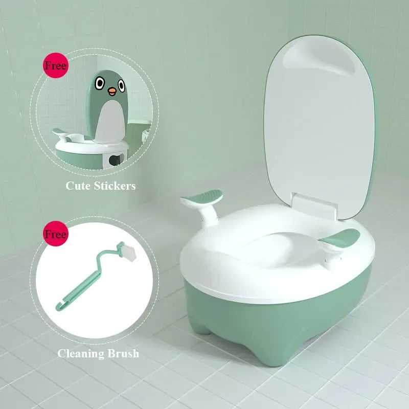 Portable Cartoon Penguin Baby Potty Training Seat For Travel - ToylandEU