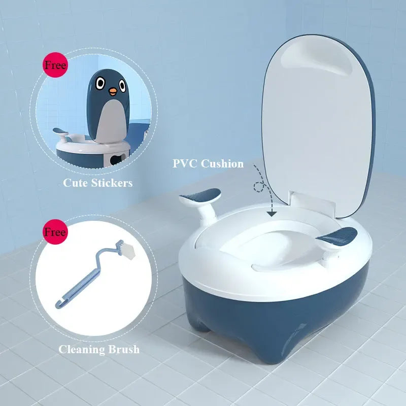 Portable Cartoon Penguin Baby Potty Training Seat For Travel - ToylandEU